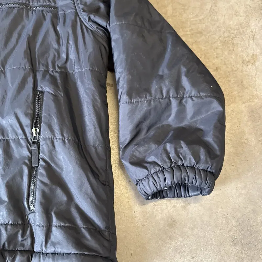 J CREW EXPEDITION DOWN PUFFER JACKET Black Soft Shell‎ Vintage Mens Large Tall